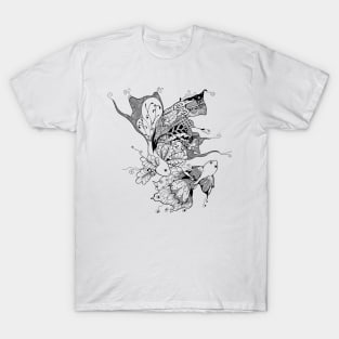 a swimming goldfish T-Shirt